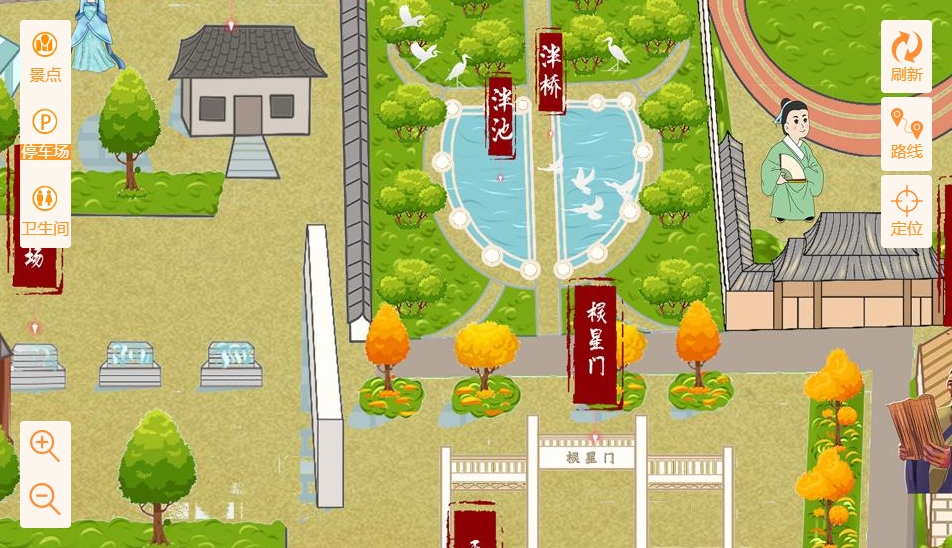 林州手绘地图景区语音讲解导览系统：智慧景区建设的基石